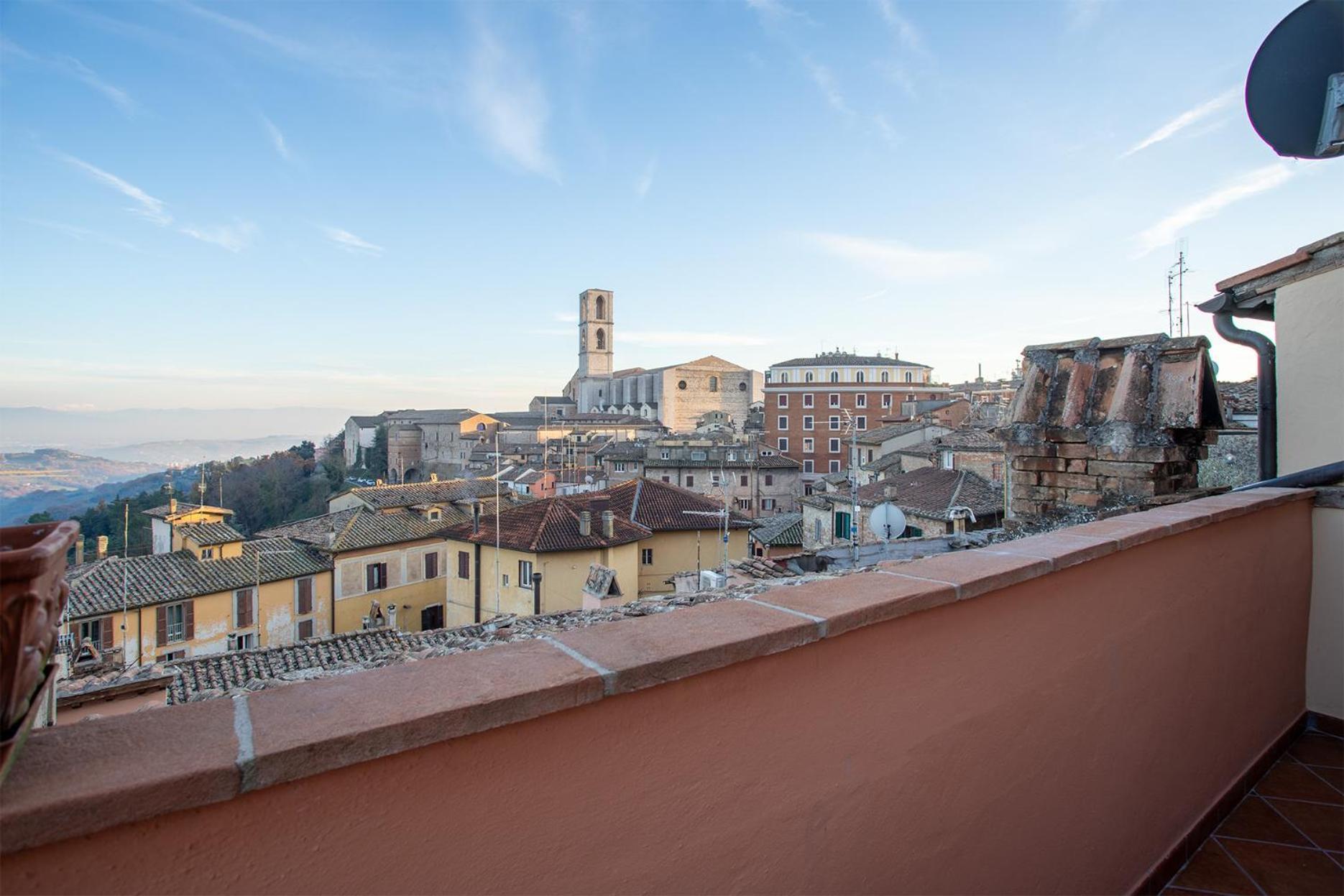 Panoramic Apt - A Due Passi Dal Centro - Italywego Perugia Eksteriør billede
